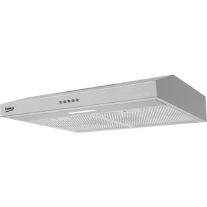 Beko traditionala HNS61222NAX, Capacitate de absorbtie 201 m3/h, 3 trepte de putere, 60 cm, Clasa C, Argintiu