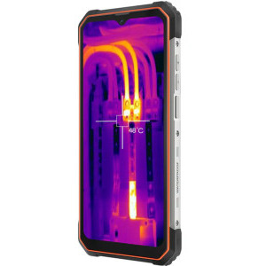 Blackview BL8800 Pro, 5G, Camera termica FLIR Lepton, Ecran FHD+ 120Hz, 8GB RAM, 128GB flash, Dual SIM, Baterie 8380 mAh, Orange, Military Grade Rugged Phone