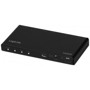 Logilink HD0034 Splitter 2x HDMI Female, 1x Toslink, 1x Jack 3.5 mm, Negru