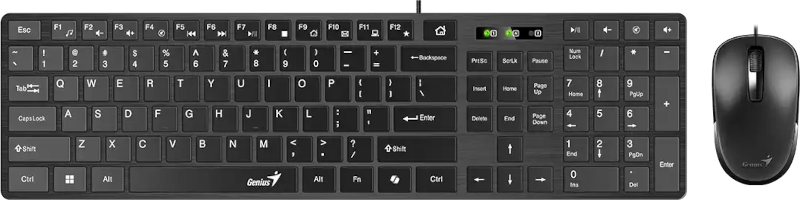 Kit periferice Genius SlimStar C126 Black