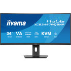 Monitor LED IIyama ProLite XCB3497WQSNP-B1 Curbat 34 inch UWQHD VA 0.4 ms 120 Hz USB-C FreeSync Premium