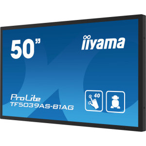 IIyama ProLite TF5039AS-B1AG Touchscreen 49.5 inch UHD VA 9.5 ms 60 Hz