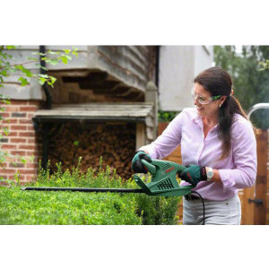 Bosch Foarfeca electrica pentru tuns gard viu Universal EasyHedgeCut 5, 450 W, 3400 curse/minut, lungime taiere 55 cm, distanta intre dinti 16 mm