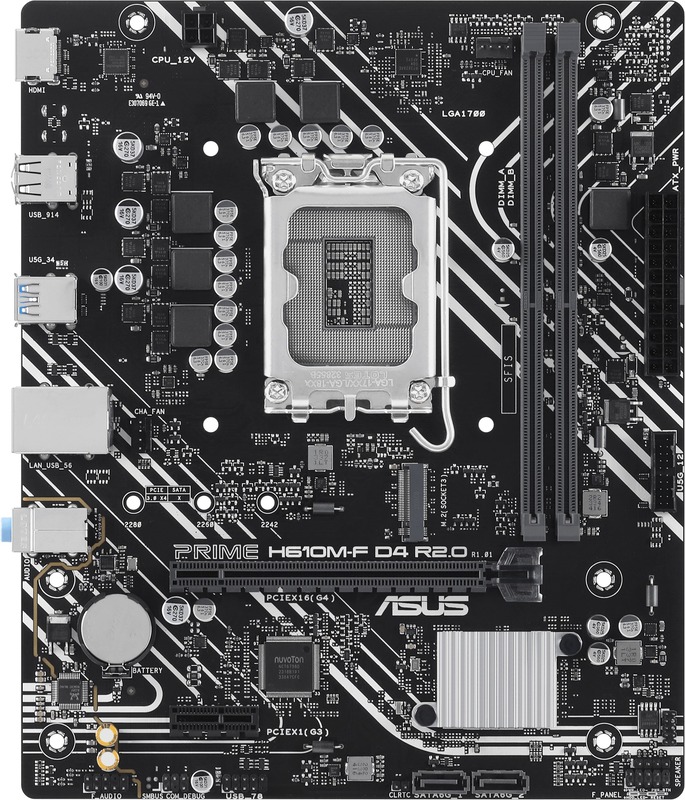 Placa de baza ASUS PRIME H610M-A R2.0