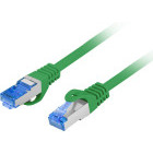 Cablu retea Lanberg CAT6a Patch Cable S/FTP 0.25 m LZSH Green