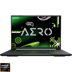 Laptop GIGABYTE Gaming 16 AERO X16 1WH, WQXGA 165Hz, Procesor AMD Ryzen™ Al 7 350 (16M Cache, up to 5.0 GHz), 32GB DDR5, 1TB SSD, GeForce RTX 5070 8GB, Win 11 Home, Space Gray