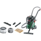 Aspirator Bosch AdvancedVac 20, cu sac, 1200W, 20L, Verde/Negru