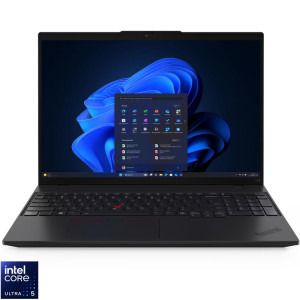 Laptop Lenovo 16 ThinkPad L16 Gen 2, WUXGA IPS, Procesor Intel® Core™ Ultra 5 225U (12M Cache, up to 4.80 GHz), 32GB DDR5, 512GB SSD, Intel Graphics, Win 11 Pro, Black