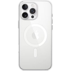 Apple Protectie pentru spate, material PC, cu MagSafe pentru iPhone 16 Pro Max, culoarea Transparent