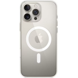 Apple Protectie pentru spate, material PC, cu MagSafe pentru iPhone 16 Pro Max, culoarea Transparent