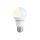 Shelly Duo, Bec LED inteligent, Wi-Fi, E27, 9W