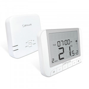 Termostat Salus RT520RF, Wi-Fi, Ecran LED, Functii de optimizare, Cod PIN