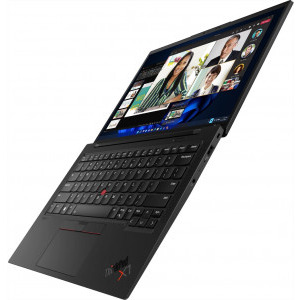 Lenovo 14'' ThinkPad X1 Carbon Gen 10, WQUXGA IPS, Procesor Intel® Core™ i7-1255U (12M Cache, up to 4.70 GHz), 16GB DDR5, 1TB SSD, Intel Iris Xe, 5G, Win 11 Pro, Black Weave