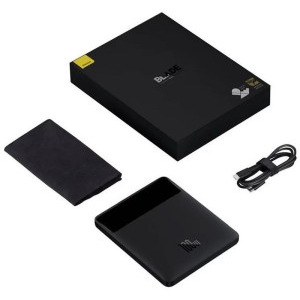 Baseus Blade High Power, 20000 mAh, 2x USB, 2x USB-C, 100W Digital Display, cablu USB-C inclus, Black, posibilitate incarcare laptop
