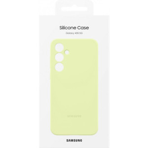 Samsung Capac protectie spate Silicone Lime pentru Galaxy A55 5G