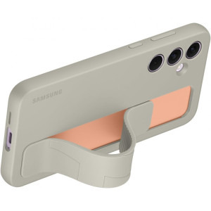 Samsung Capac protectie spate Standing Grip Gray pentru Galaxy A55 5G