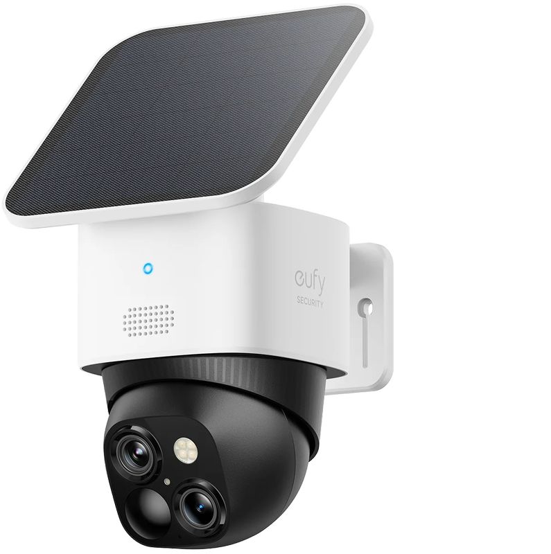 Camera supraveghere eufy SoloCam S340, panou solar, Dual Camera, Supraveghere 360, 2.4 GHz Wi-Fi