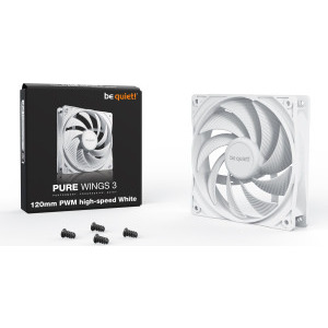 be quiet! Pure Wings 3 120mm PWM High-Speed White