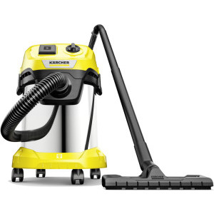 Karcher WD 3 P S V-17/4/20, cu sac, 1000W, 17L, Galben/Negru/Argintiu