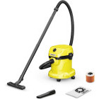 Aspirator Karcher WD 2 Plus V-15/6/18/C, cu sac, 1000W, 15L, Galben/Negru