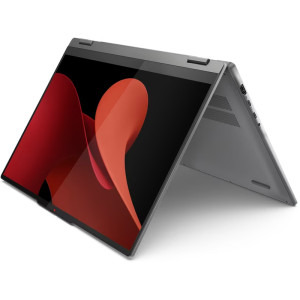 Lenovo 16'' IdeaPad 5 2-in-1 16AHP9, WUXGA IPS Touch, Procesor AMD Ryzen™ 7 8845HS (16M Cache, up to 5.1 GHz), 16GB LPDDR5X, 1TB SSD, AMD Radeon 780M, Win 11 Home, Luna Grey