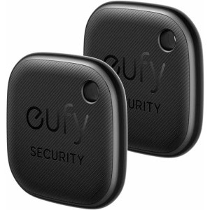 eufy Set de 2 Security SmartTrack Link, compatibil cu iOS, rezistent la apa, Black