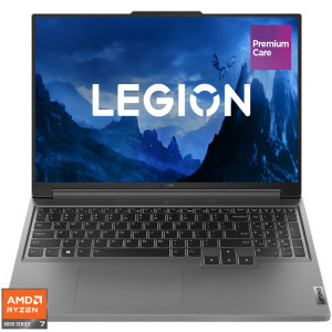 Lenovo Gaming 16'' Legion Slim 5 16AHP9, WQXGA IPS 165Hz, Procesor AMD Ryzen™ 7 8845HS (16M Cache, up to 5.1 GHz), 16GB DDR5, 1TB SSD, GeForce RTX 4060 8GB, No OS, Luna Grey, 3Yr Onsite Premium Care