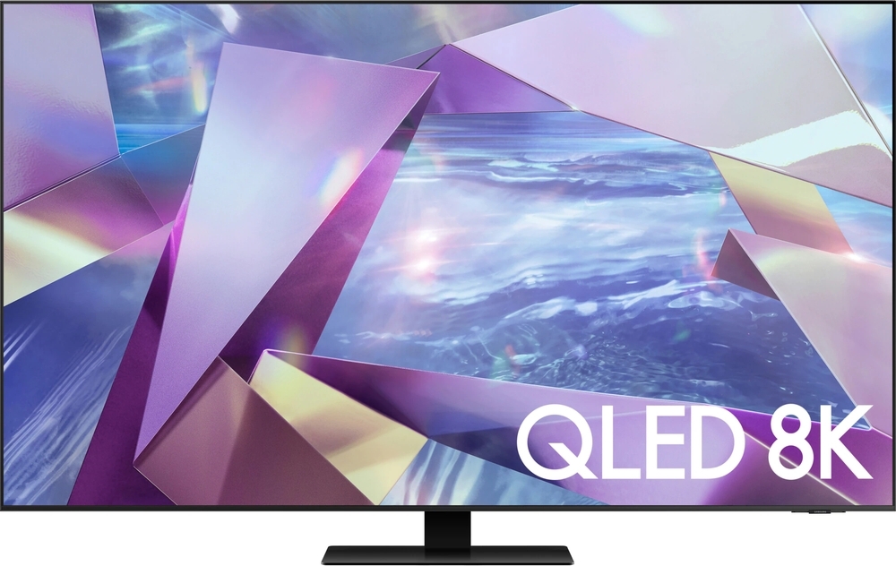 Televizor LED Samsung Smart TV QLED 55Q700T Seria Q700T 138cm gri-negru 8K UHD HDR