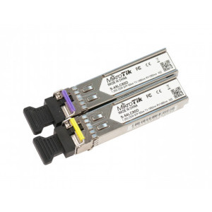 MikroTik S-4554LC80D Single mode Pair