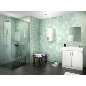 Ariston electric Lydos R 50L, 1800W, rezervor emailat cu Titan