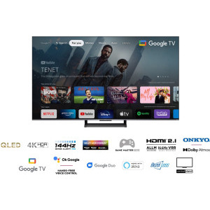 TCL Smart TV QLED 75C735 Seria C735 189cm 4K UHD HDR