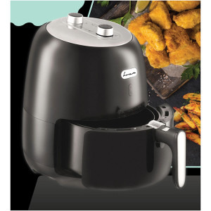 Fram Friteuza cu aer cald FAF-1500BK, 1500W, 3.2L, vas detasabil anti-adeziv, termostat reglabil 80-200˚C, temporizator 30 min, protectie supraincalzire, Negru