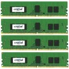 Crucial Memorie ECC UDIMM DDR4 16GB Kit 4x4GB 2133MHz CL15 Single Rank x8