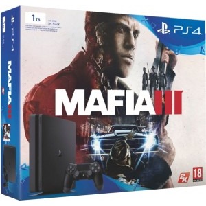 Sony PlayStation 4 1TB Black + Mafia 3