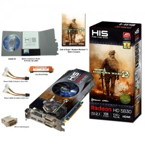 HIS Radeon HD5830 iCooler V Turbo 1GB GDDR5 256-bit