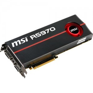 MSI Radeon HD5970 2GB GDDR5 2x 256-bit
