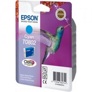 Epson Cartus T0802 Cyan