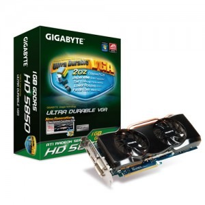 GIGABYTE Radeon HD5850 OC 1GB GDDR5 256-bit