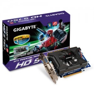 GIGABYTE Radeon HD5750 OC 1GB GDDR5 128-bit