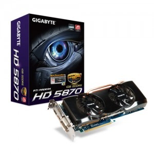 GIGABYTE Radeon HD5870 OC 1GB GDDR5 256-bit