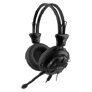 Casti A4Tech On-Ear, HS-28 Black