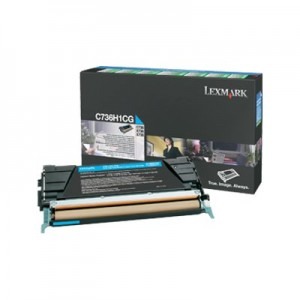 Lexmark Toner C736H1CG Cyan Return
