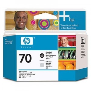 HP Printhead 70 Photo Black + Light Grey