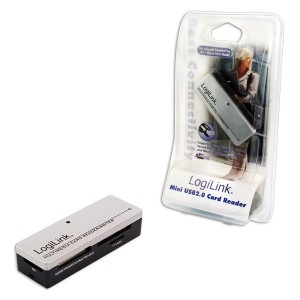 LogiLink USB 2.0 Cardreader - Kompakter Stick Für SD Und MMC Karten