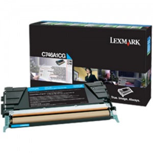 Lexmark Toner C746A1CG Cyan Return