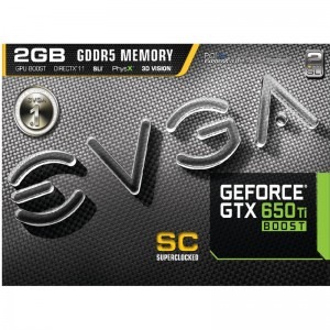 EVGA GeForce GTX 650 Ti Boost Superclocked 2GB GDDR5 192-bit