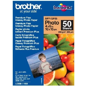 Hartie Brother Premium Plus Glossy 10x15 cm (4x6 inch) 50 coli