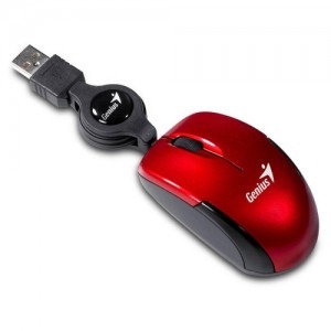 Mouse Genius Micro Traveler ruby