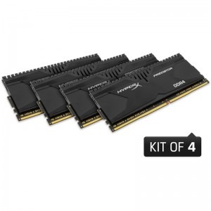 HyperX Predator 16GB DDR4 3000MHz CL15 Quad Channel Kit
