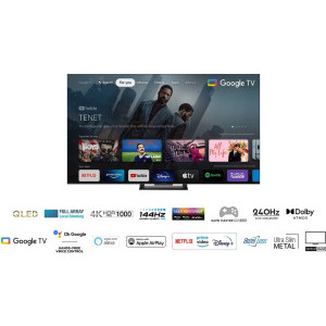 TCL Smart TV 65C745 Seria C745 164cm gri-negru 4K UHD HDR